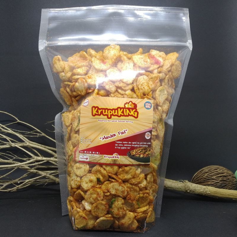 KRUPUKING KERUPUK SEBLAK KERING BESAR 500G