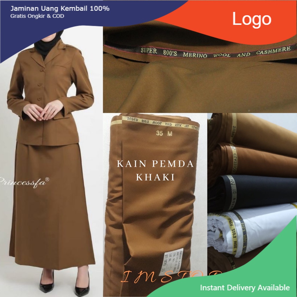 kain bahan baju dinas pemda pns/kain bahan baju guru/kain bahan meteran murah/kain bahan celana/kain
