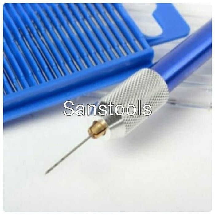 21pcs mini drill set jarum rojok spuyer rujuk spuyer