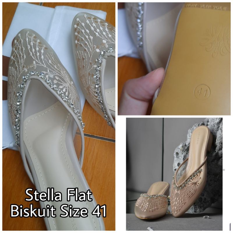 Stella FLAT Biskuit size 41 local id sandal local id