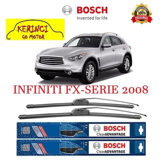 WIPER BOSCH CLEAR ADVANTAGE INFINITI FX-SERIE 2008 24&quot; &amp; 19&quot; SEPASANG