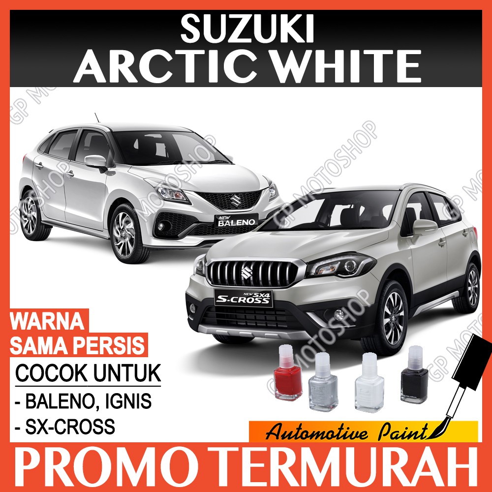 SUZUKI ARCTIC WHITE PEARL CAT OLES PENGHILANG BARET MOBIL LECET PUTIH METALIK ERTIGA APV SWIFT IGNIS