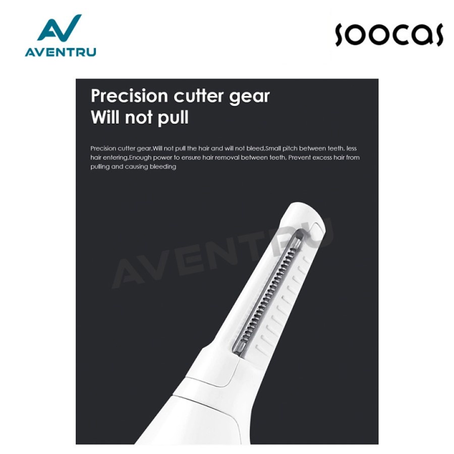 Soocas N1 Electric Nose Hair Trimmer Cukur Bulu Hidung Alis Pelipis