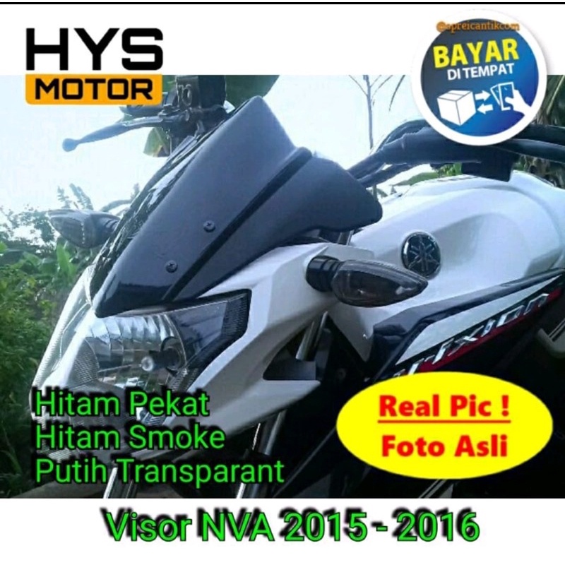 visor vixion 2015 2016 hitam