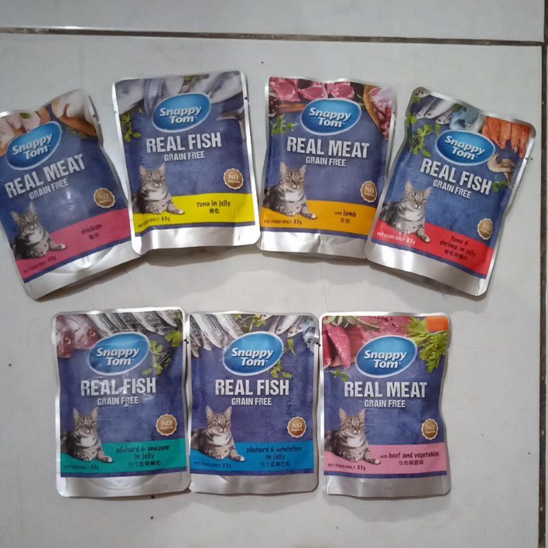 Snappy Tom Sachet 85 G / Pouch Snappy Tom Saceht All Varian
