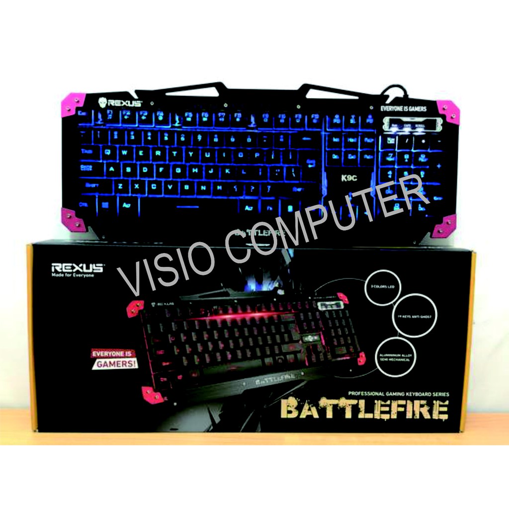 Keyboard Rexus K9C BattleFire LED