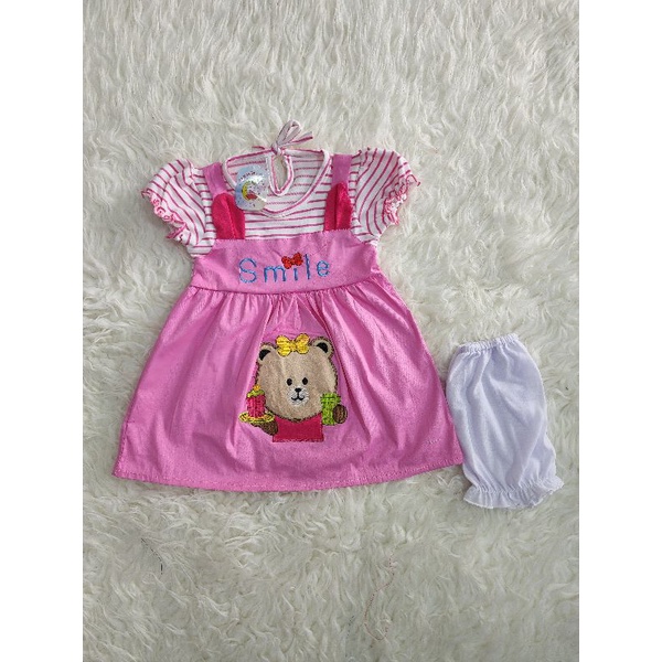 baju bayi perempuan dress baby girl jbs9