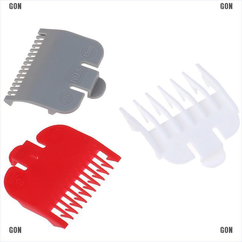 GON 3Pcs Hair Clipper Limit Comb Cutting Guide Barber Replacement Hair Trimmer Tool