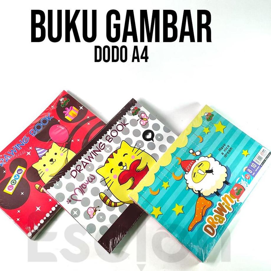 

Diskon✔️10pcs Buku gambar DODO A4 / 1pack buku gambar DODO A4|KD8