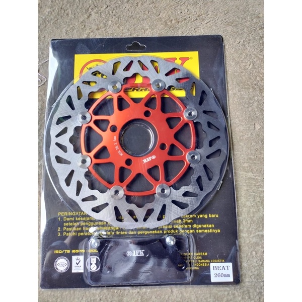 Piringan Cakram Disc 8.1 Racing Parts Disc Breake CNC Floting STANLESS 260mm Beat Vario 125 150 160 Scoopy Genio FOURSIX_46