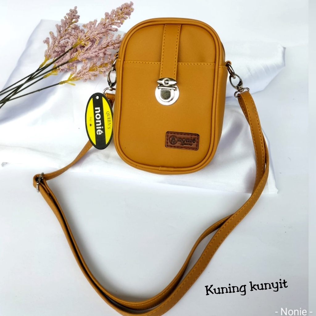 SLING PHONE MEGAN BY NONIE/TAS HP WANITA ANTI AIR 100% REALPICT