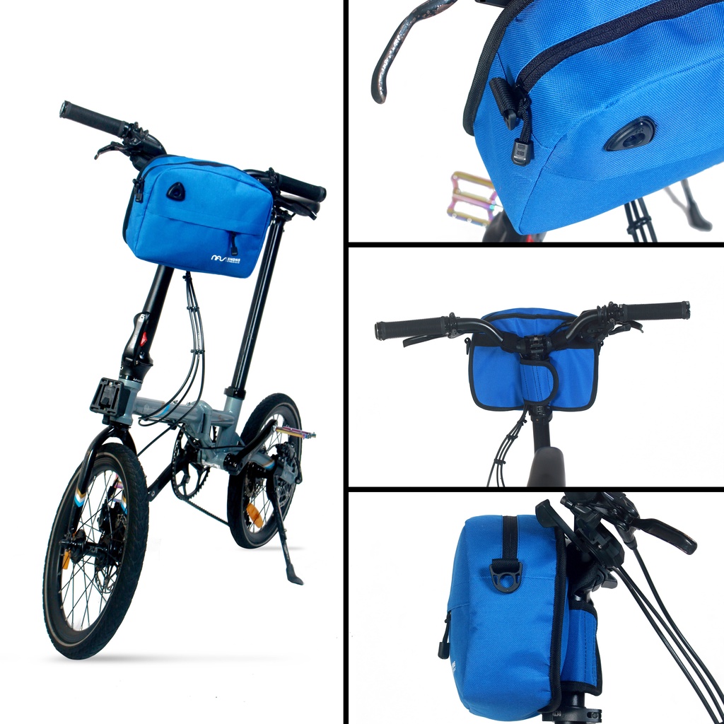 Tas Sepeda Lipat Handlebar bisa di jadikan Tas Selempang V1
