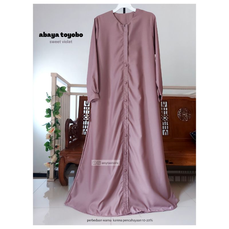 Gamis Abaya toyobo | busui friendly | 1 kg muat 3 pcs