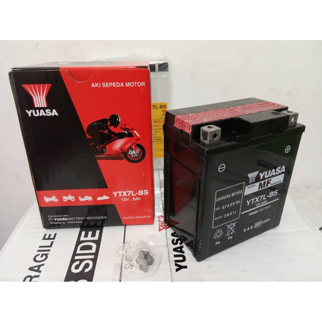 AKI MOTOR VESPA LXV 150, PRIMAVERA, LIBERTY, SPRINT YTX7L-BS YUASA ORI MF