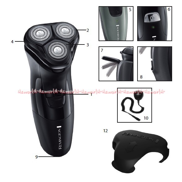 Remington Power Series PR1250 Shaving Alat Pencukur Rambut Pisau Cukur Bulu Kumis Atau Jenggot