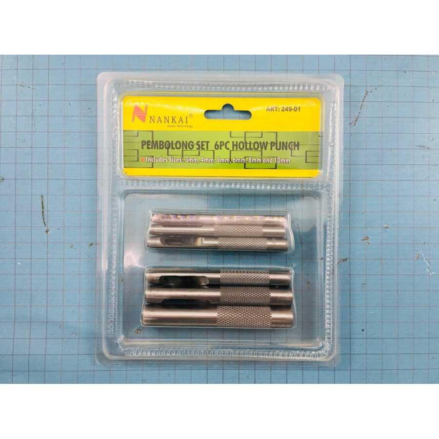 

NANKAI PLONG SET 6 PCS - HOLLOW PUNCH - PEMBUAT LUBANG - PEMBOLONG