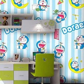 Wallpaper Dinding Sticker 5303 Doraemon / Wallpaper Sticker PVC Uk. 9mx45cm