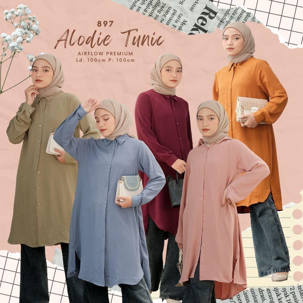 ALODIE TUNIK / TUNIC / ATASAN KERJA