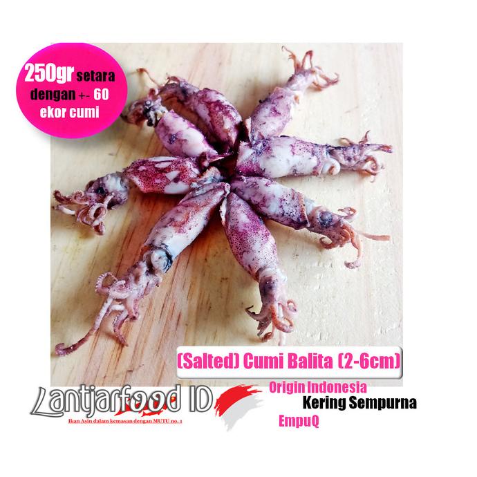 

[COD] (1/2kg) cumi asin baby balita 2-5cm - bahan sambel cumi [COD]