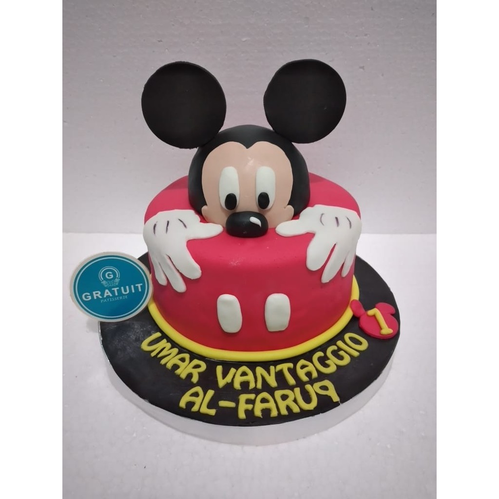 Jual KUE ULANG TAHUN MICKEY MOUSE 15CM | Shopee Indonesia