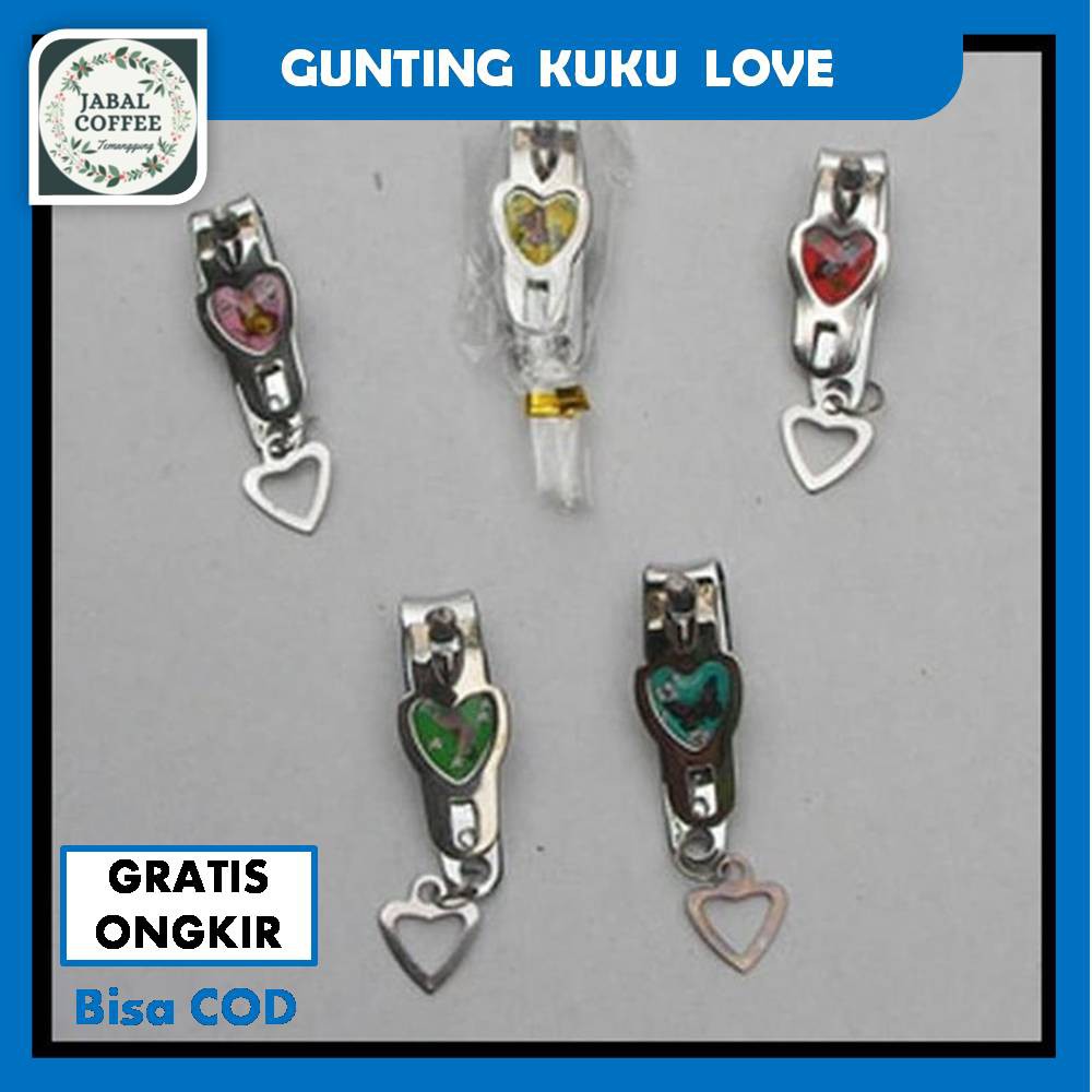 Gunting Kuku Love Besi Stainless / Gunting Kuku Love / Gunting Kuku Kecil J68