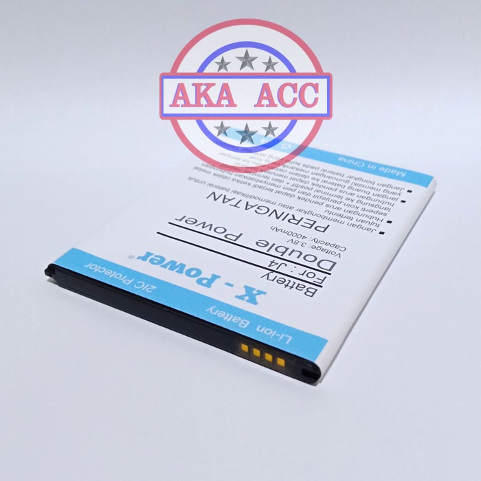 Baterai Samsung Galaxy J4 J400F J400 Batu Batre Double Power