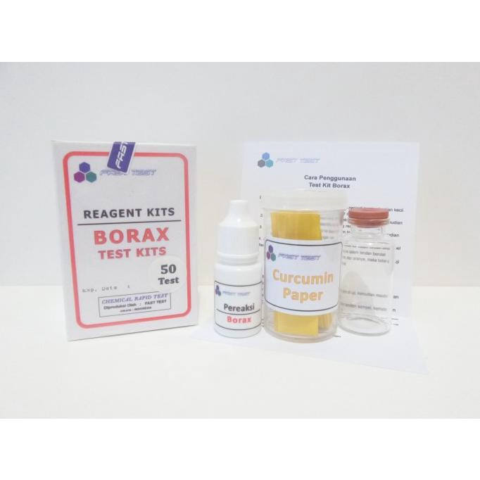 Test Kit Boraks (Borax), Alat Untuk Menguji Kandungan Borak