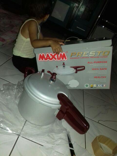 Presto Maxim 4 Ltr 4ltr 4liter / Panci Presto 4ltr Maxim Murah