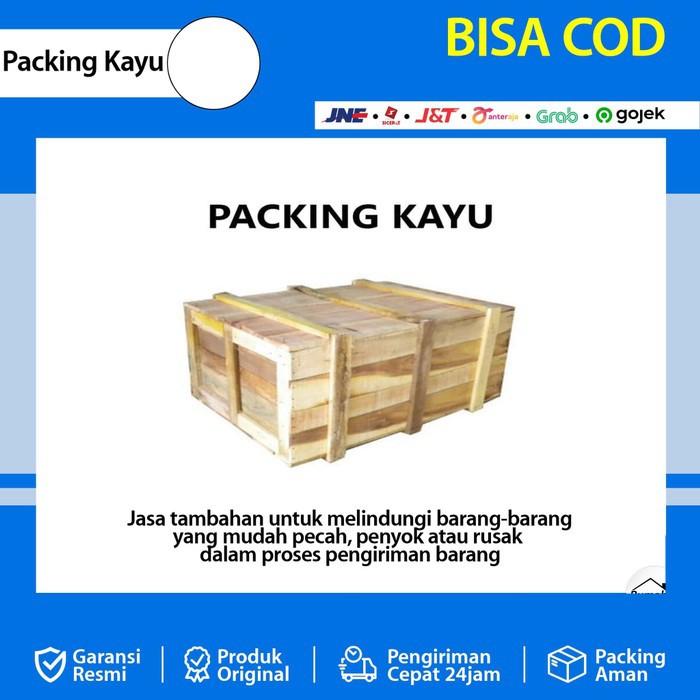 Biaya Tambahan Packing Kayu Khusus yg Belanja TV Televisi LED Ukuran 15 inch sampai 25 inch