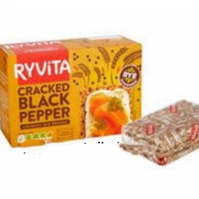 

ryvita cracked black pepper Biscuit biskuit 200gr