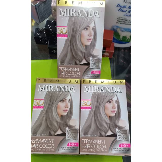 Miranda semir rambut as blonde mc 16