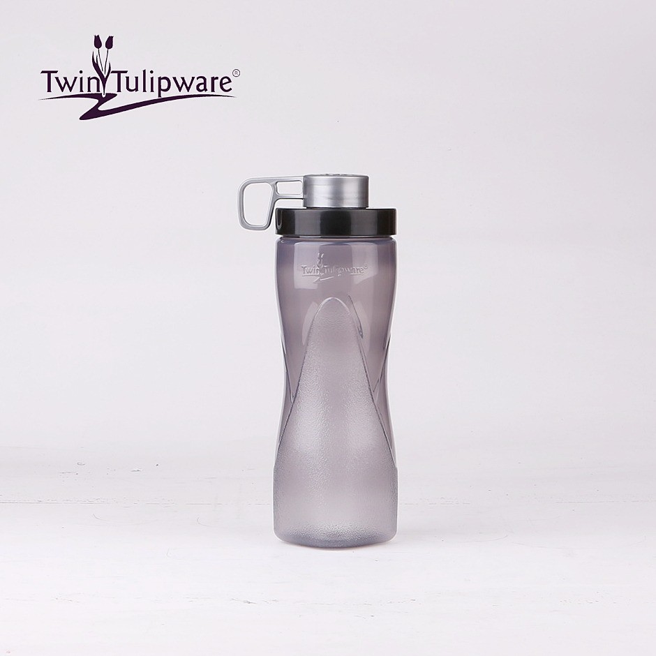 Twin Tulipware JUMBO SPLASH BOTTLE MAESTRO Botol Hitam 1 Liter Tempat Minum Macho Anti Tumpah Tulipw