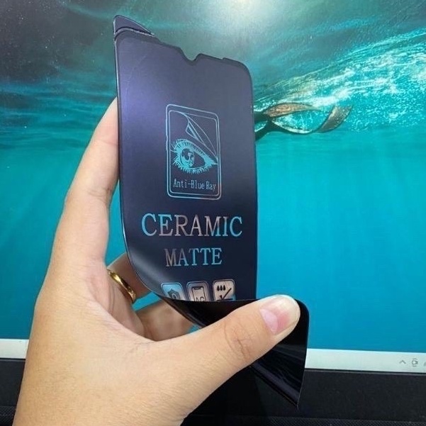 SCREEN PROTECTOR CERAMIC MATTE ANTI BLUE REALME 7i REALME C17 - FA