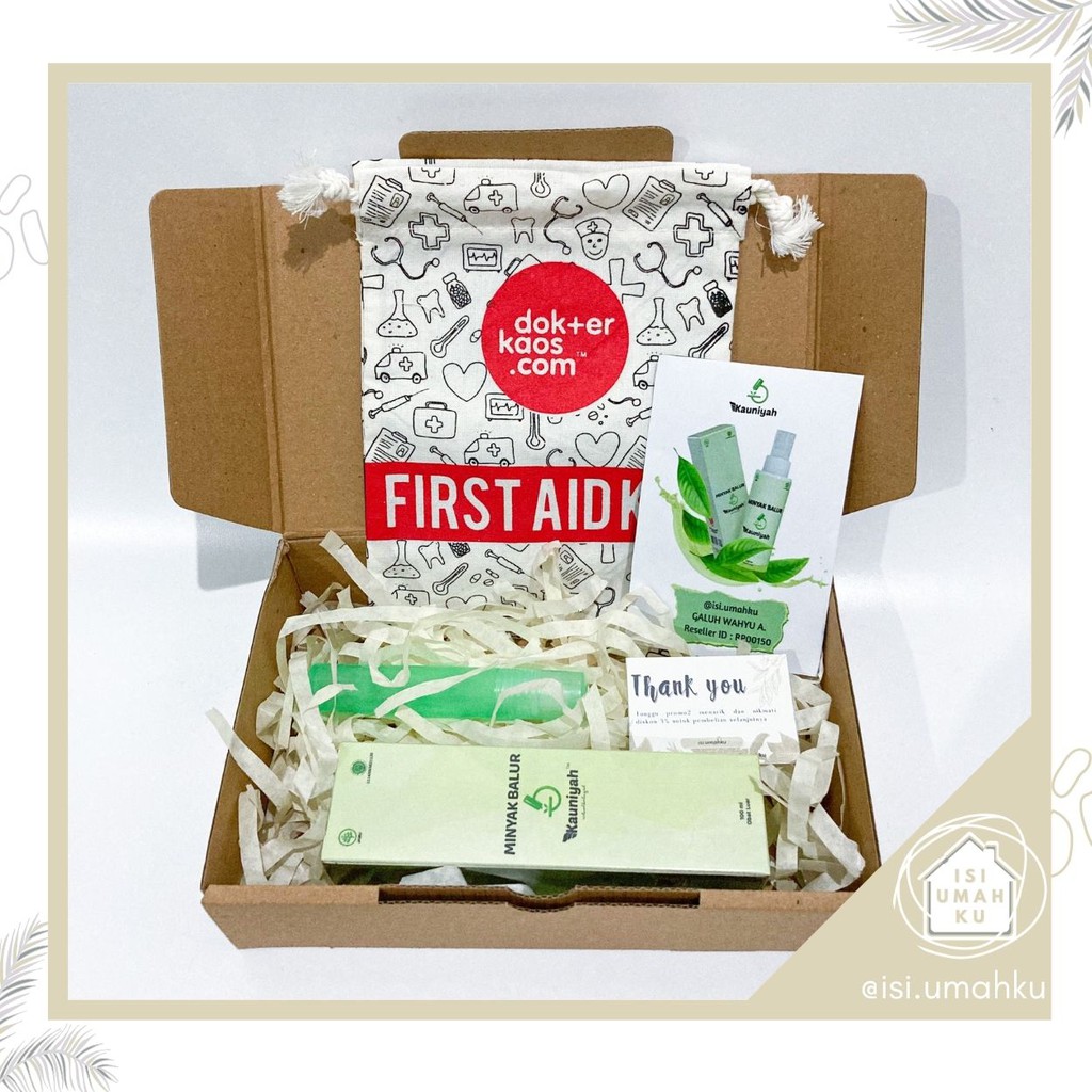 Kauniyah Oil free Pouch Obat + Botol Roll On + Voucher Disc