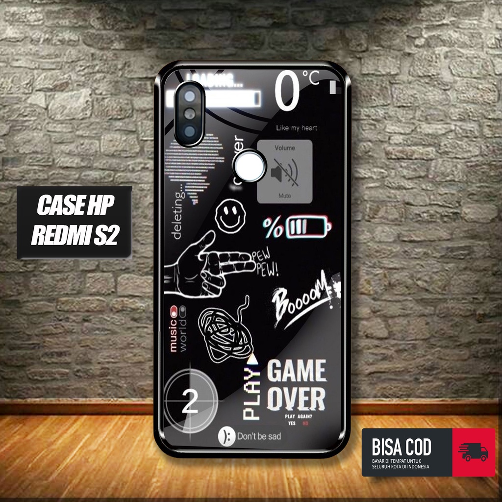 Case XIAOMI REDMI S2 Casing Hard Case 2D Terbaru [ NASA TICKET ] - Case hp - Casing hp - Kesing hp -