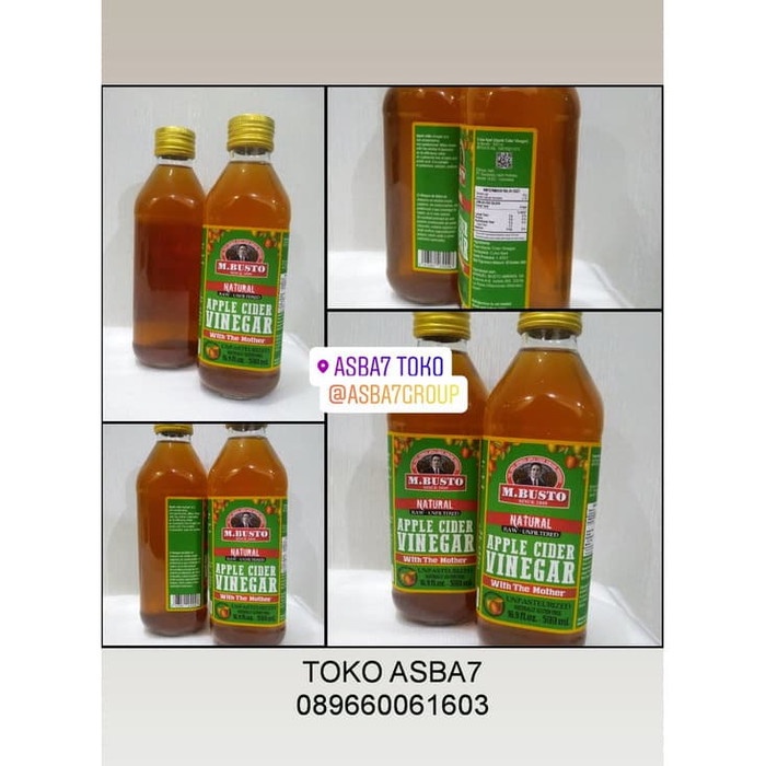 

Jual M Busto Apple Cider Organic Vinegar 500 Ml
