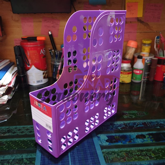 

File-Box- Boxfile Keranjang Pastel Jenia Ungu -Box-File.
