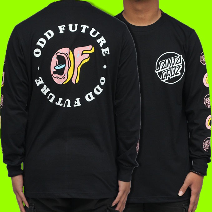KAOS PANJANG LONGSLEEVE ODD FUTURE SCREAMING DONUT PERFECT HIGH MIRROR QUALITY