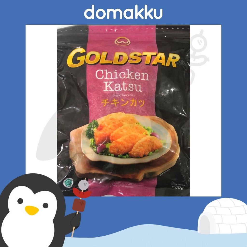 

Goldstar Chicken Katsu (Daging Ayam Fillet) 500gr, Makanan Beku Halal