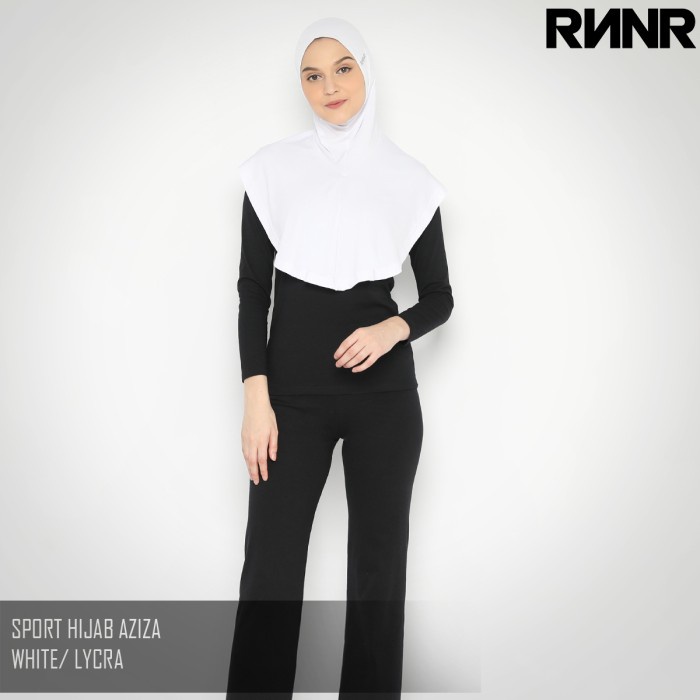 RNNR Hijab Sport Olahraga Instant Menutup Dada Kerudung Senam Jilbab-4