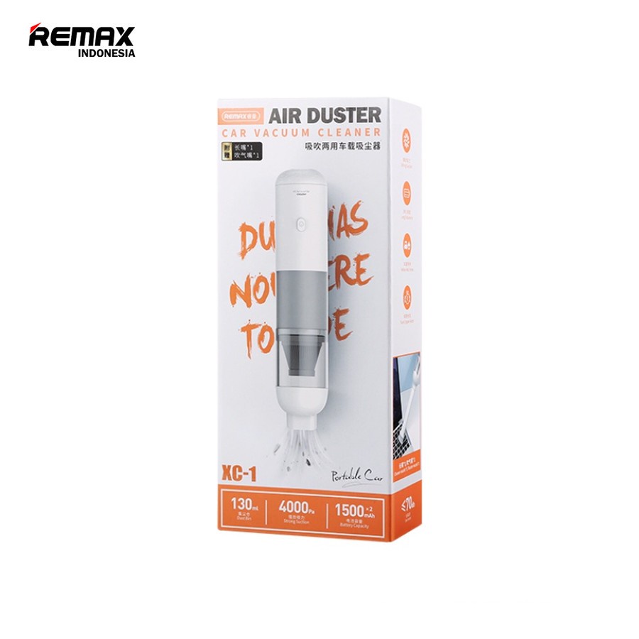 Remax Car Vacuum Cleaner and Air Duster Portable XC-1