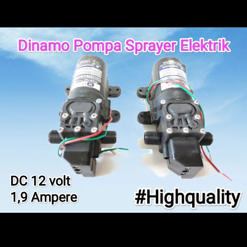 Dinamo pompa sprayer Elektrik / Pompa DC sprayer 12 volt - Semua merk sprayer Drat-Drat