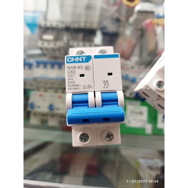 mcb chint 2 phase NXB-63 63A