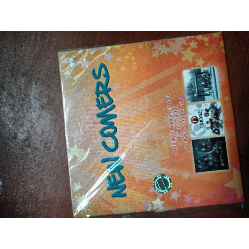 CD audio original NEW COMERS kompilasi band indie nagaswara