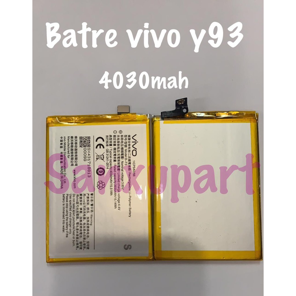 Baterai Batre Vivo Y91 Y93 Y95 B-F3