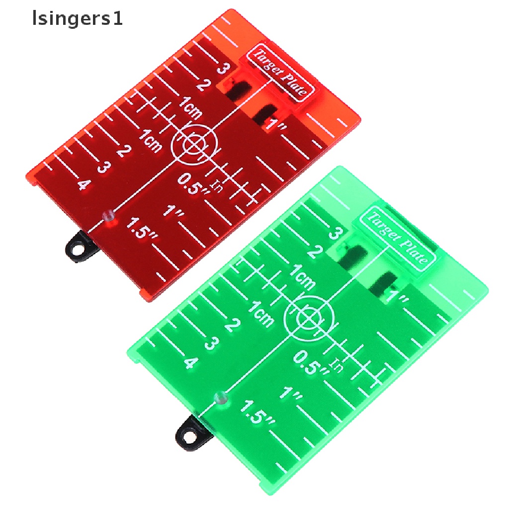 (lsingers1) 1pc Papan Target Laser Magnetik Ukuran inch / cm Untuk Laser Level
