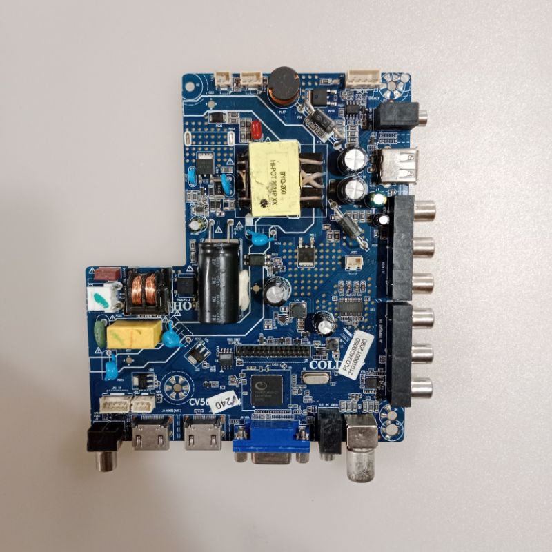 mainboard mb mesin tv led POLYTRON PLD 24D9050 modul tv mobo mesin tv polytron led