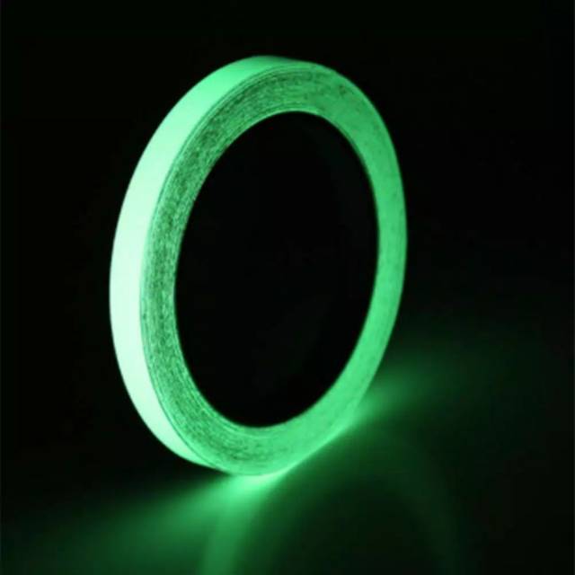 Glow In The Dark Tape Selotip Lakban Fosfor Nyala Dalam Gelap Isolasi