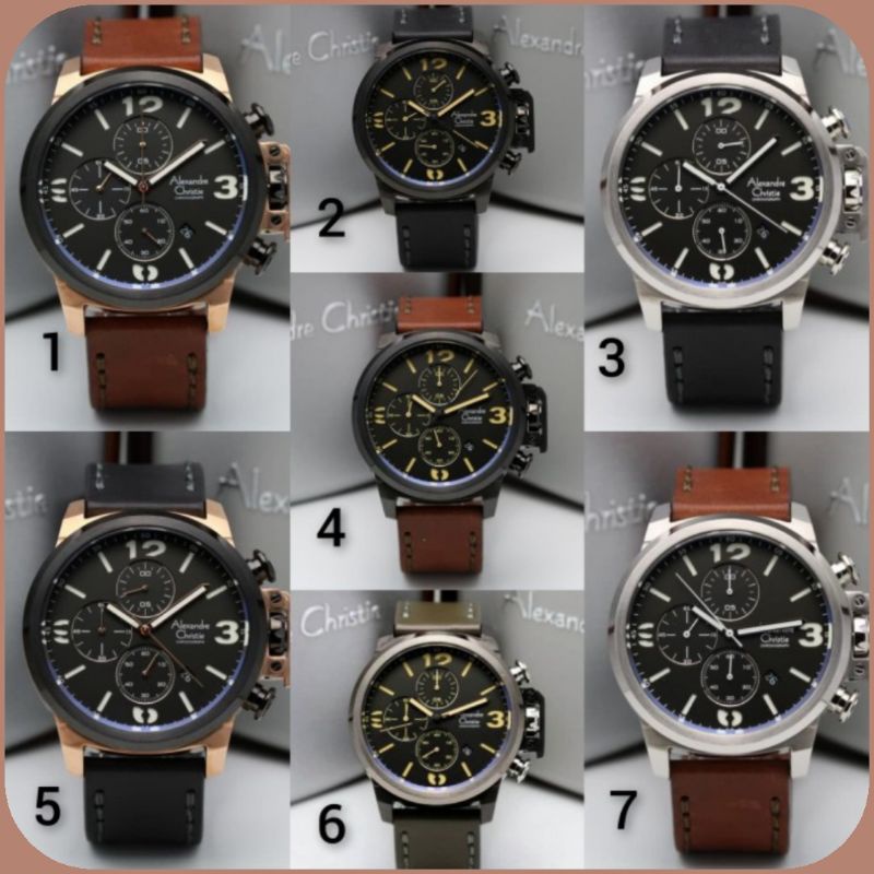 Jam Tangan Pria Alexandre Christie 6280 AC6280 AC 6280 | Original