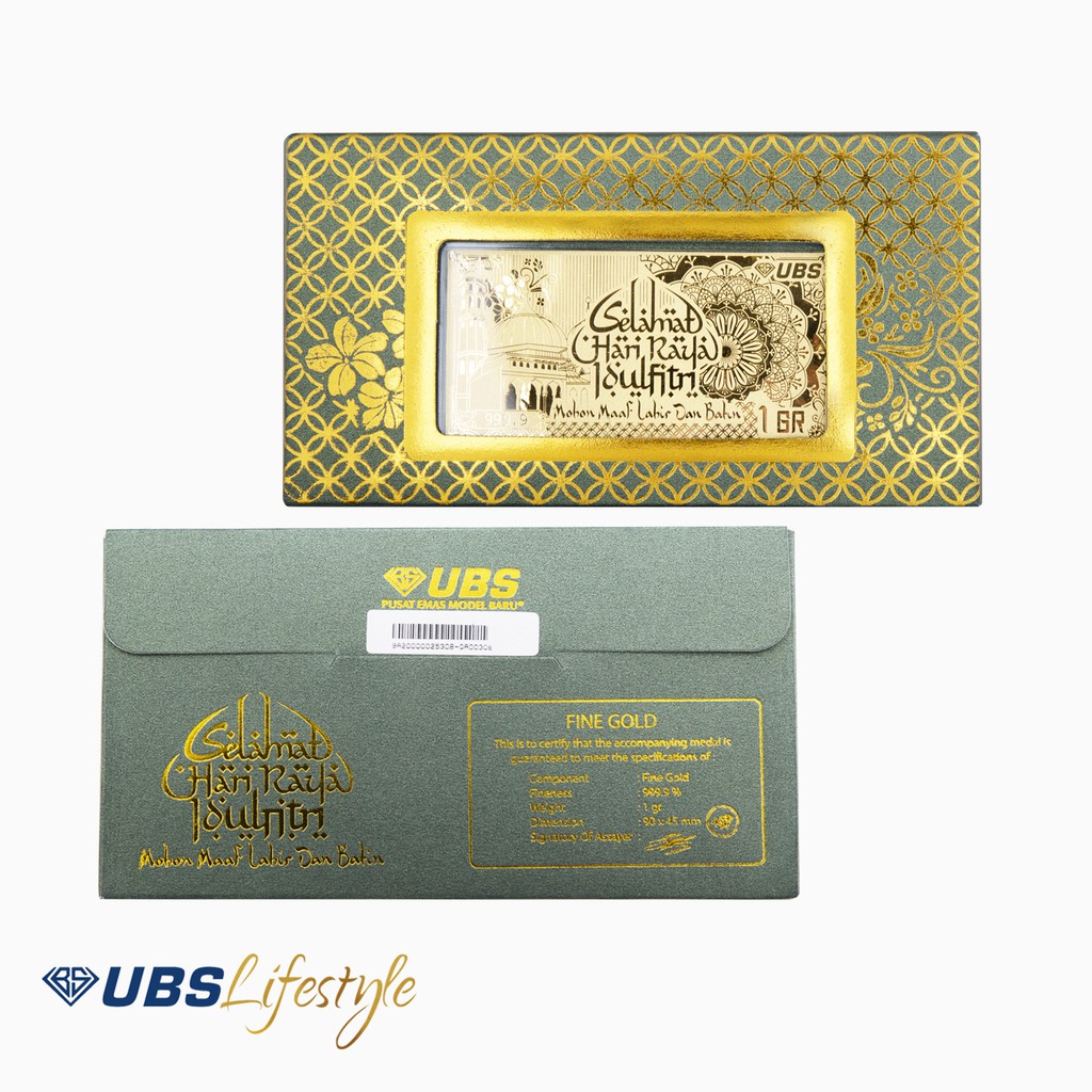 UBS Angpao Idul Fitri Edition 1 Gram